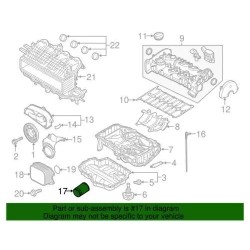 Filtre à huile Audi d'origine 04E-115-561-T