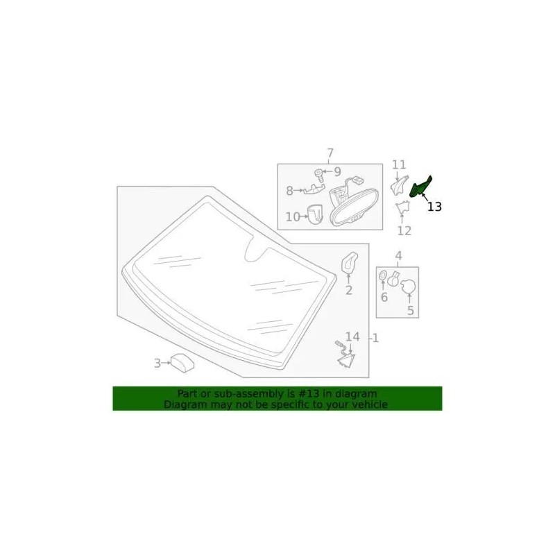 Couvercle extérieur d'origine Audi 4M0-857-519-4PK