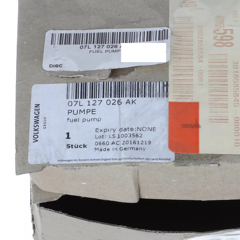 Pompe à carburant d'origine Audi 07L-127-026-AL