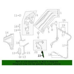 Jet de pulvérisation Audi d'origine 5TA-955-993