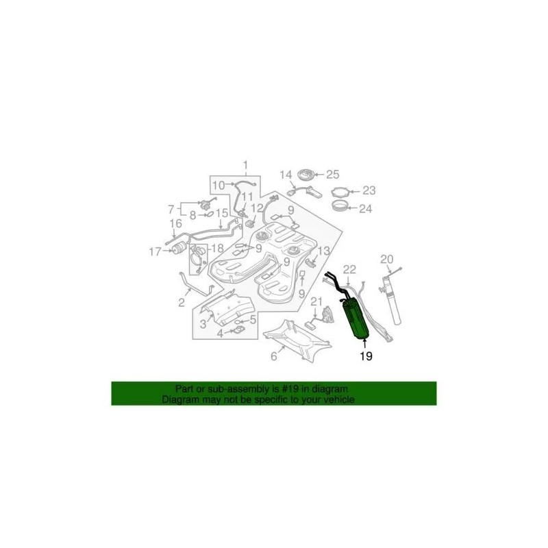 Pompe à carburant dans le réservoir inférieure droite d'origine Audi A8 Quattro S8 2004-2009 3D0-919-087-L