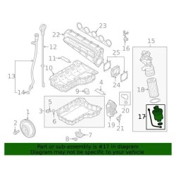 Boîtier de filtre Audi d'origine 07K-115-408