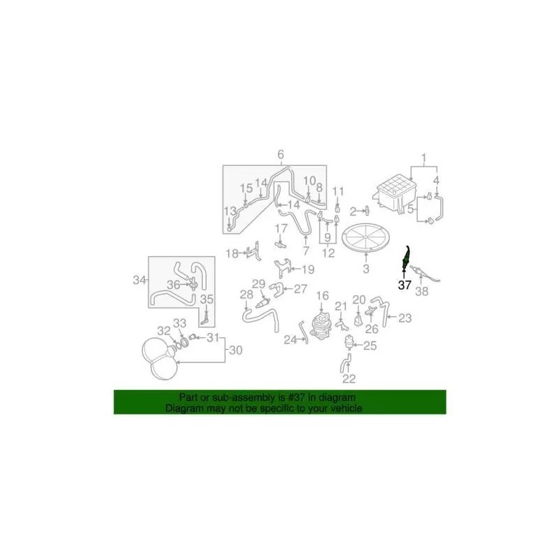 Capteur d'oxygène Audi d'origine 1K0-998-262-P