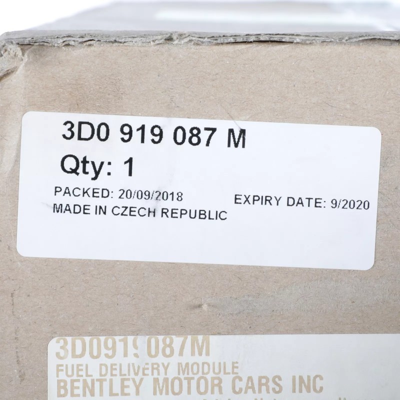 Pompe à carburant électrique dans le réservoir gauche d'origine Audi A8 Quattro 2004-2009 3D0-919-087-M
