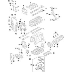 Tendeur de chaîne d'arbre d'équilibrage de moteur Audi d'origine 06H-109-467-BA