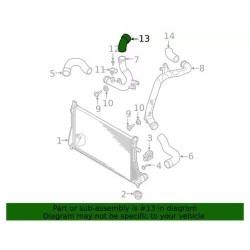 Tuyau arrière authentique Audi 6C0-145-838-A