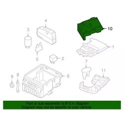 Couvercle de Boîte à Fusibles Audi d'Origine 1K0-937-132-F