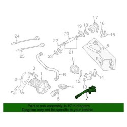 Tuyau de raccordement authentique Audi TT Coupé/Roadster 2007-2011 - 3.2L 022-131-149-AD