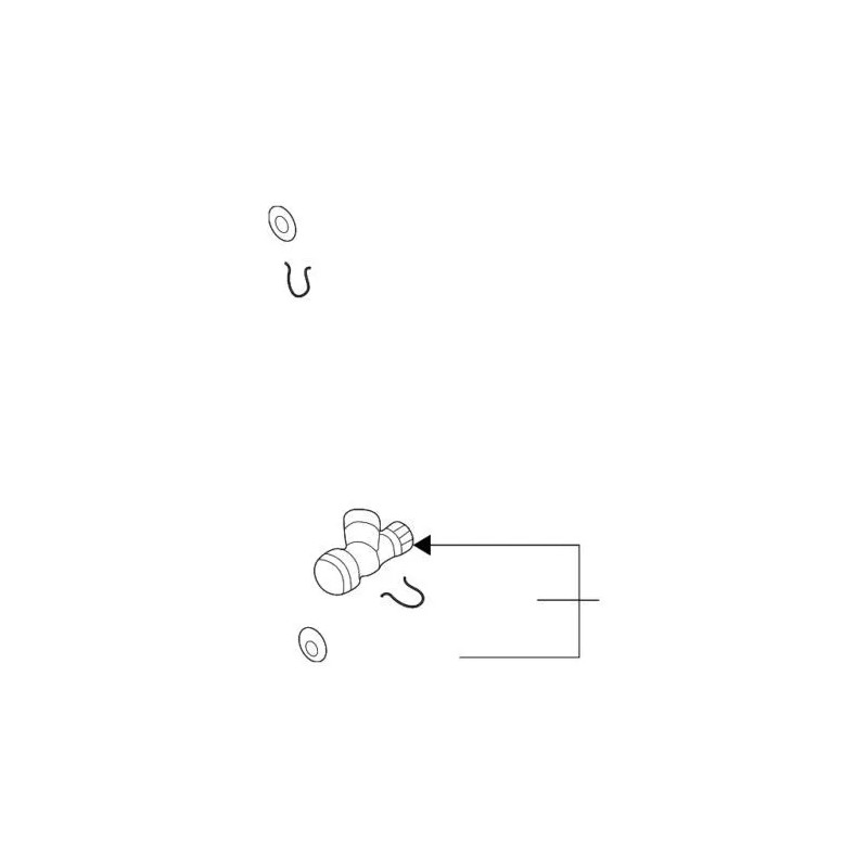 Adaptateur de Durite de Liquide de Refroidissement Authentique Audi Volkswagen 1998-2010 Beetle Golf 6Q0-122-291-F