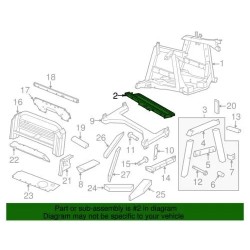 Support de filtre à air arrière authentique Audi R8 Spyder GT 2011-2015 427-814-291-TA