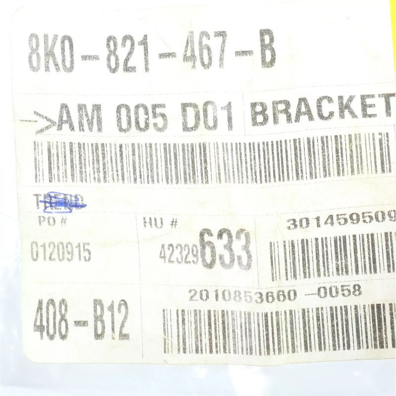 Support de fixation aile avant gauche Audi A4 S4 allroad 2009-2016 8K0-821-467-B