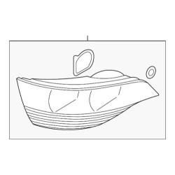 Assemblage de feu de hayon gauche Premium Audi Q5 SQ5 2013-2017 8R0-945-093D