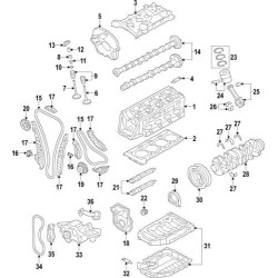 Vanne d'admission d'air Audi A8 Quattro RS7 S6 2005-2018 d'origine 06D-109-601-M