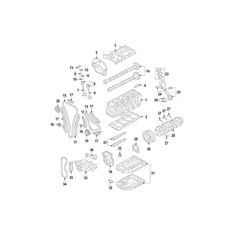 Vanne d'admission d'air Audi A8 Quattro RS7 S6 2005-2018 d'origine 06D-109-601-M