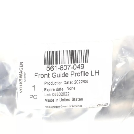 NOUVEAU Support de Guide Gauche OEM Volkswagen Passat 2016-2019 561-807-049 NOUVEAU Support de Guide Gauche OEM Volkswagen Passat 2016-2019 561-807-049