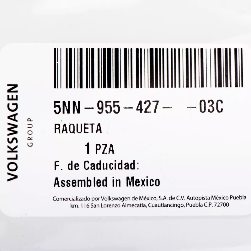 Recharge de balai d'essuie-glace arrière OEM neuf pour VW Volkswagen Tiguan 18-21 5NN-955-427-03C