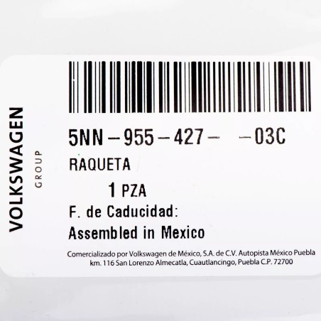 Recharge de balai d'essuie-glace arrière OEM neuf pour VW Volkswagen Tiguan 18-21 5NN-955-427-03C Recharge de balai d'essuie-glace arrière OEM neuf pour VW Volkswagen Tiguan 18-21 5NN-955-427-03C