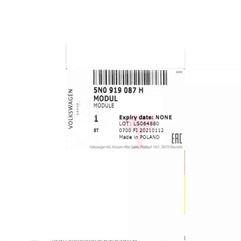 Pompe à carburant côté passager droit VW Volkswagen Tiguan 2008-2013 d'origine