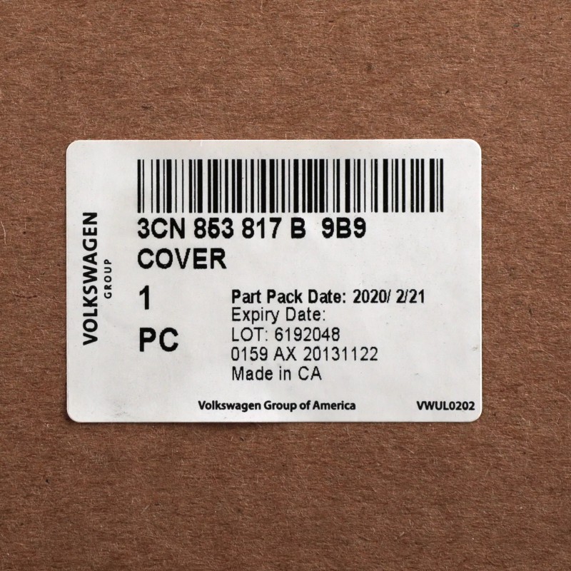 NOUVEAU OEM 18-20 VW Volkswagen Atlas Moulure d'ouverture de roue gauche 3CN-853-817-B-9B9