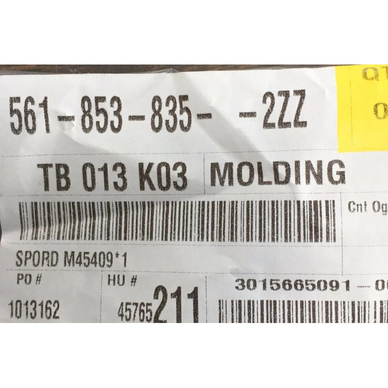 Moulure de pare-chocs arrière centrale chromée OEM pour VW Volkswagen Passat 2016-2017 5618538352ZZ