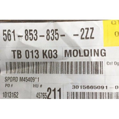 Moulure de pare-chocs arrière centrale chromée OEM pour VW Volkswagen Passat 2016-2017 5618538352ZZ Moulure de pare-chocs arrière centrale chromée OEM pour VW Volkswagen Passat 2016-2017 5618538352ZZ