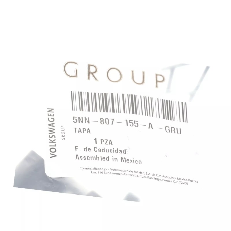 Nouveau cache-œil de remorquage OEM Volkswagen Tiguan 2022-2023 5NN-807-155-A-GRU