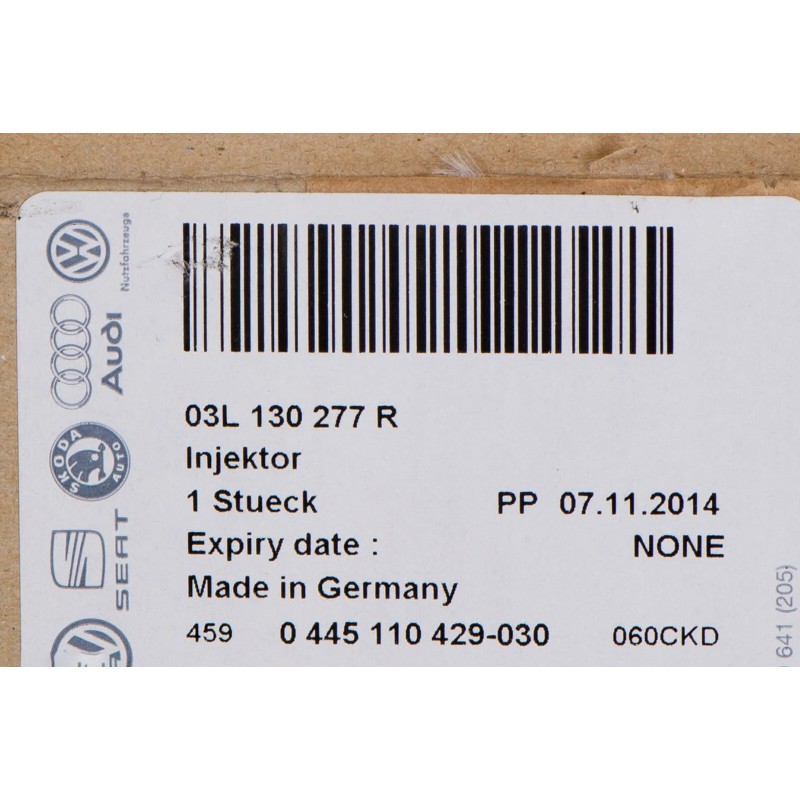 Injecteur de carburant d'origine pour VW Volkswagen Passat Diesel 2012-2015 TN5 03L130277R