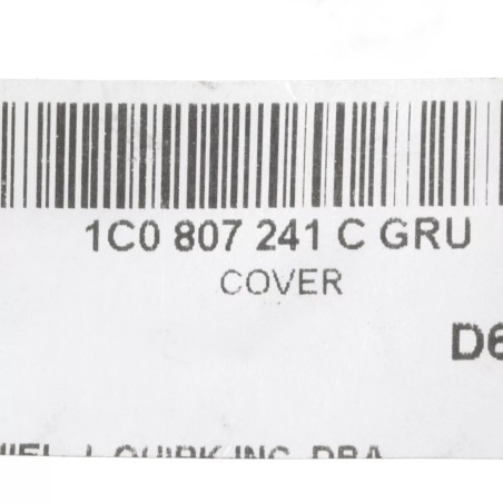 Nouveau cache-œil de crochet de remorquage OEM VW Volkswagen Beetle 1C0-807-241-C-GRU Nouveau cache-œil de crochet de remorquage OEM VW Volkswagen Beetle 1C0-807-241-C-GRU