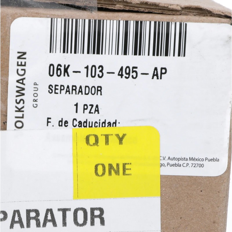 Soupape de ventilation du carter moteur Volkswagen 13-21 Jetta GLI NEUF 06K-103-495-AP