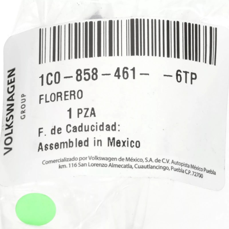 Vase à fleurs clair d'origine pour VW Volkswagen New Beetle 1998-2010