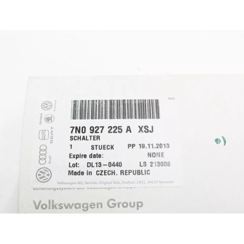 Interrupteur de frein de stationnement électrique mécanique EPB OEM pour VW Volkswagen Tiguan 2012-2017