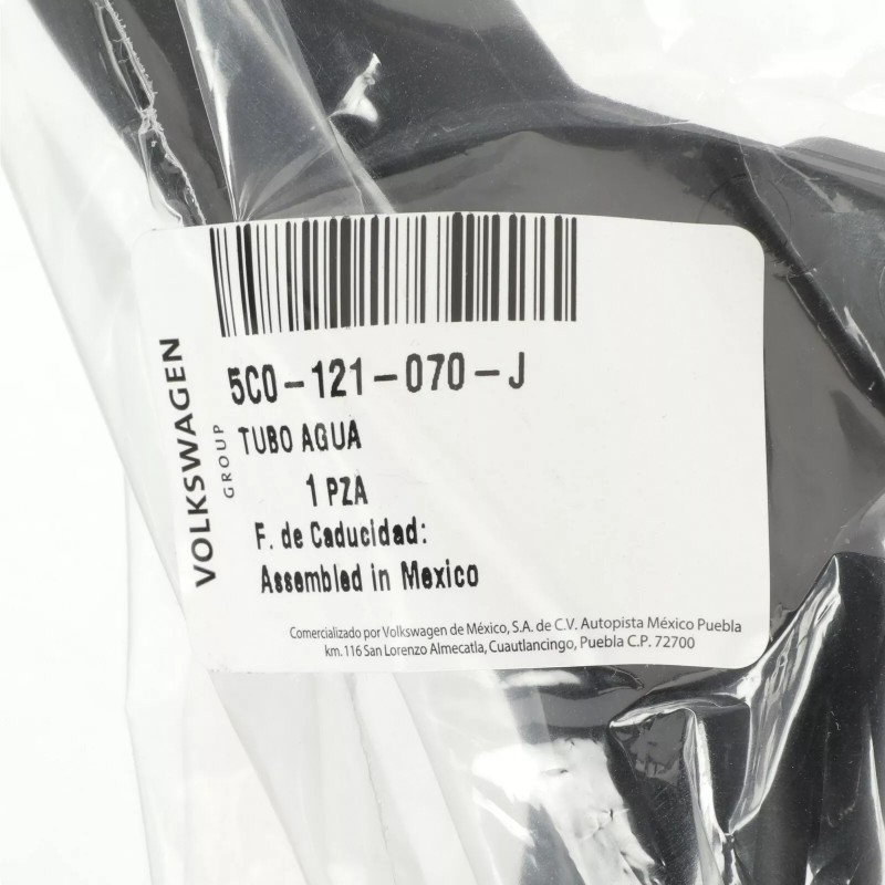 Nouveau tube d'eau de refroidissement moteur OEM VW Volkswagen 1.8L Beetle Jetta Passat