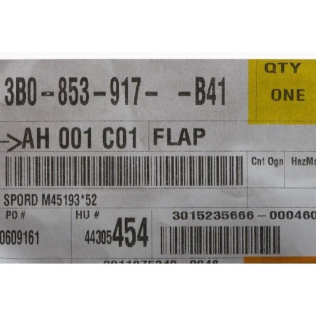 Trappe avant côté conducteur gauche pour prise de cric OEM VW Volkswagen Passat 1998-2005 Trappe avant côté conducteur gauche pour prise de cric OEM VW Volkswagen Passat 1998-2005