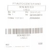Câble de déverrouillage du capot OEM 2018-2020 Volkswagen Atlas NEUF 3CN-823-531 Câble de déverrouillage du capot OEM 2018-2020 Volkswagen Atlas NEUF 3CN-823-531
