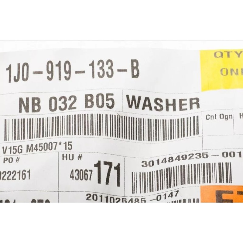 Bague d'étanchéité pour pompe de réservoir de carburant en métal VW Volkswagen Jetta 2004 1J0919133B OEM NEUF