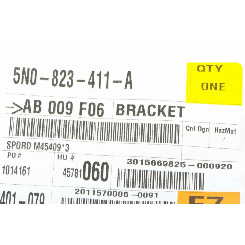 Support de câble de déverrouillage de capot OEM NEUF VW Volkswagen Jetta Tiguan Golf GTI 5N0823411A