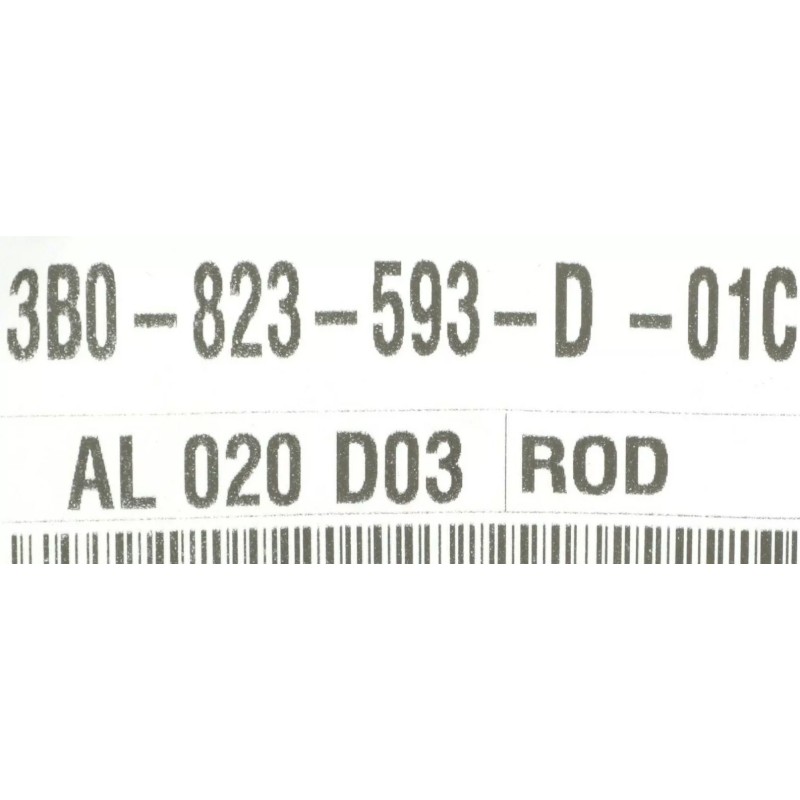 Poignée de déverrouillage de la calandre avant du capot VW Volkswagen Passat 2002-2005 GENUINE OEM