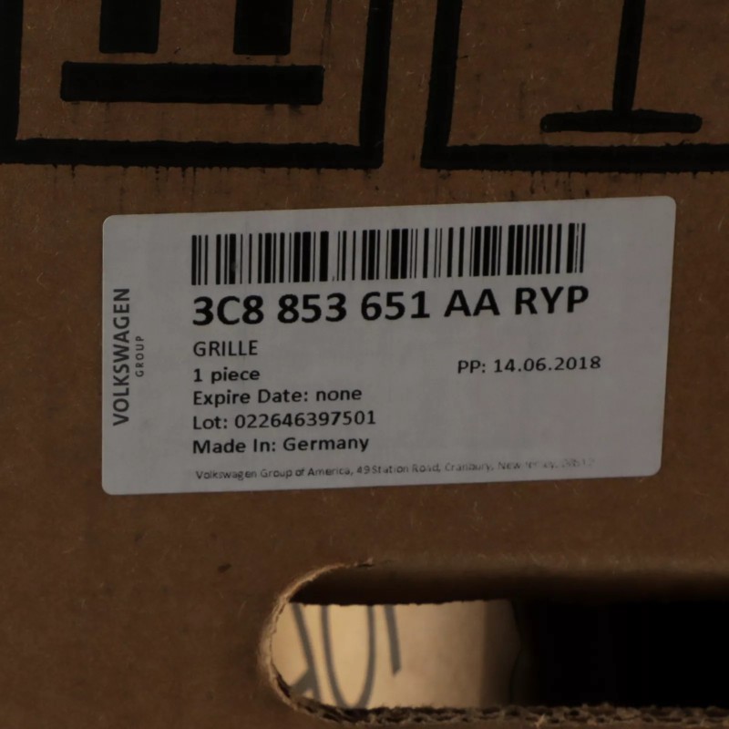 NOUVEAU OEM 2014-2017 VW Volkswagen CC Grille de Radiateur Avant 3C8853651AARYP