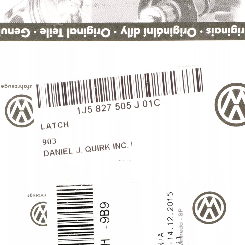Verrou de coffre arrière neuf d'origine pour VW Volkswagen Jetta 2003-2004