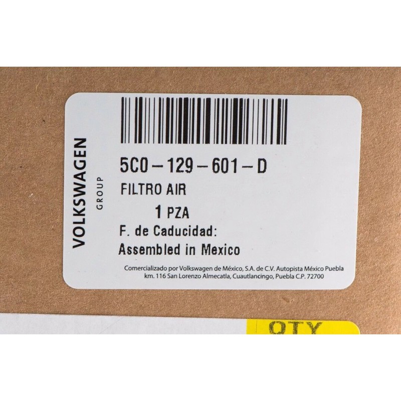 Boîtier de Filtre à Air VW Volkswagen Jetta Passat Beetle