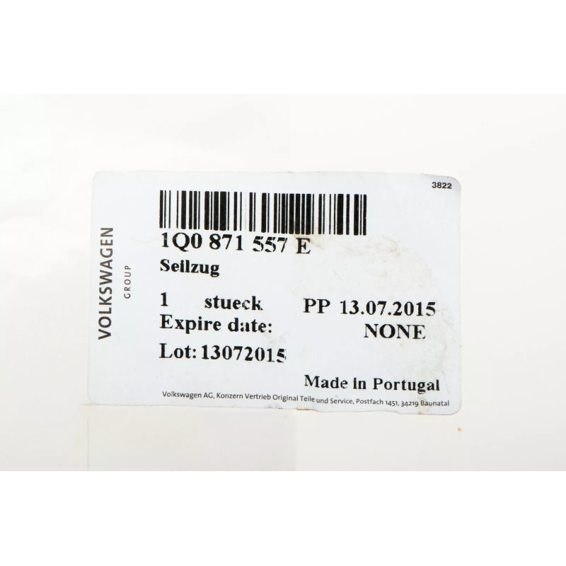 Nouveau câble Bowden de renfort de toit gauche ou droit VW Volkswagen Eos 2009-2016 1Q0871557E