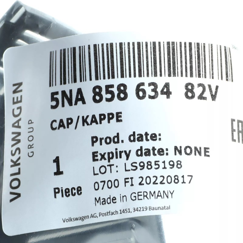 Nouveau bouchon OEM Volkswagen Tiguan 2018-2022 5NA-858-634-82V