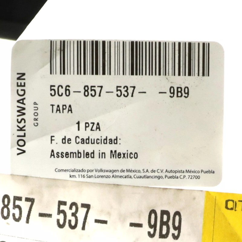 Capot de rétroviseur avant gauche conducteur OEM pour VW Volkswagen Jetta berline 2011-2014