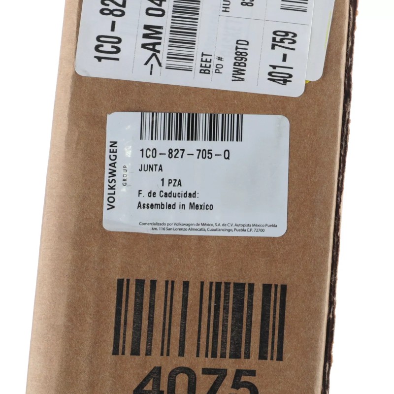 NOUVEAU OEM Volkswagen 1998-2010 Beetle Joint d'étanchéité 1C0-827-705-Q