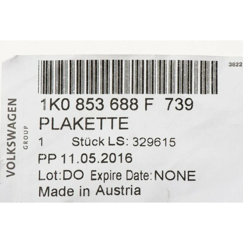 Nouvel emblème exclusif VW Volkswagen OEM pour Eos Passat Touareg