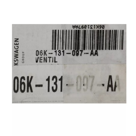 Vanne de contrôle d'injection d'air OEM 15-21 Volkswagen Golf GTI GLI NEUF 06K-131-097-AA Vanne de contrôle d'injection d'air OEM 15-21 Volkswagen Golf GTI GLI NEUF 06K-131-097-AA