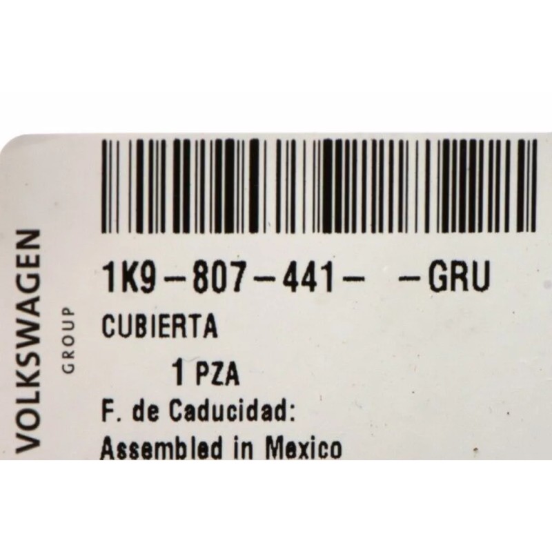 Cache-œil de remorquage arrière apprêté pour VW Volkswagen Jetta Sportwagen 2008-2014 OE