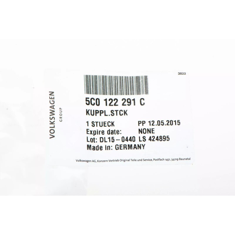 Raccord de Durite Inférieure de Radiateur VW Volkswagen Beetle Jetta Passat 5C0122291