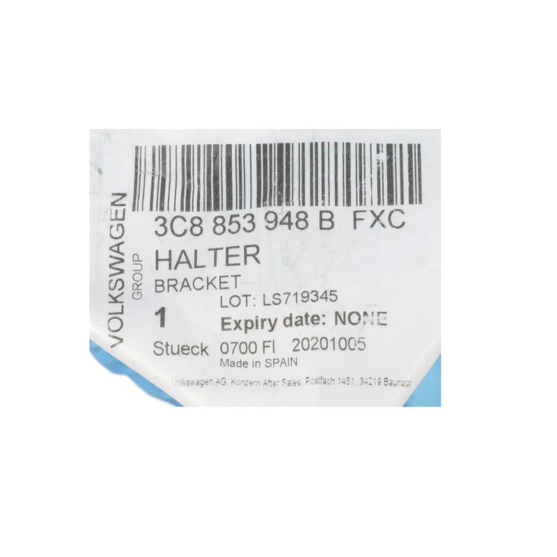 Emblème de calandre avec support NEUF pour Volkswagen CC 2013-2017 3C8-853-948-B-FXC