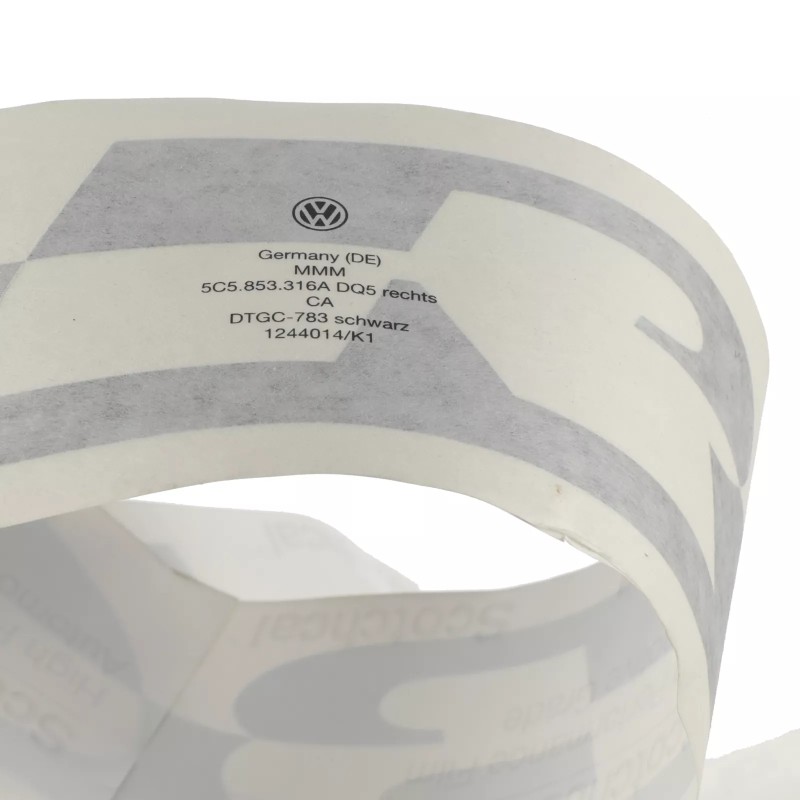 Nouveau autocollant OEM Volkswagen Beetle 2012-2019 5C5-853-316-A-DQ5